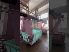 فیلمبرداری در محل فرآیند تولید کارخانه پارچه ی شرکت جیاروی نساجی