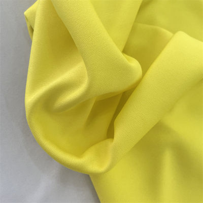 Custom 100 Polyester Fabric Jersey Tricot Super Poly 4 Way Stretch Fabric Double Faced