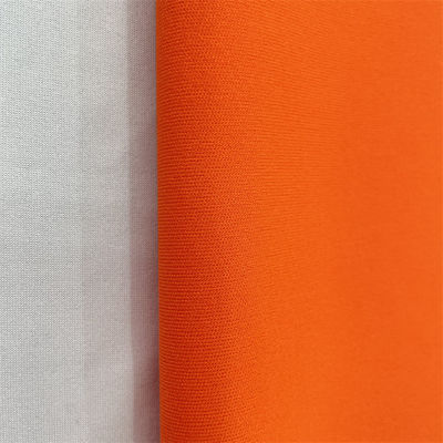 Double Face Fabric Polyester Double Knit Fabric For Garments Yarn Count 75D